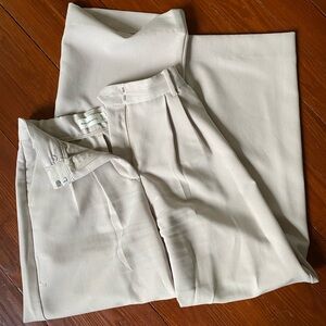 Abercrombie & Fitch Cream Wide Leg Pants
